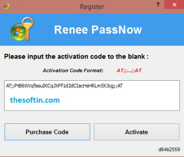 renee passnow activation code 2018